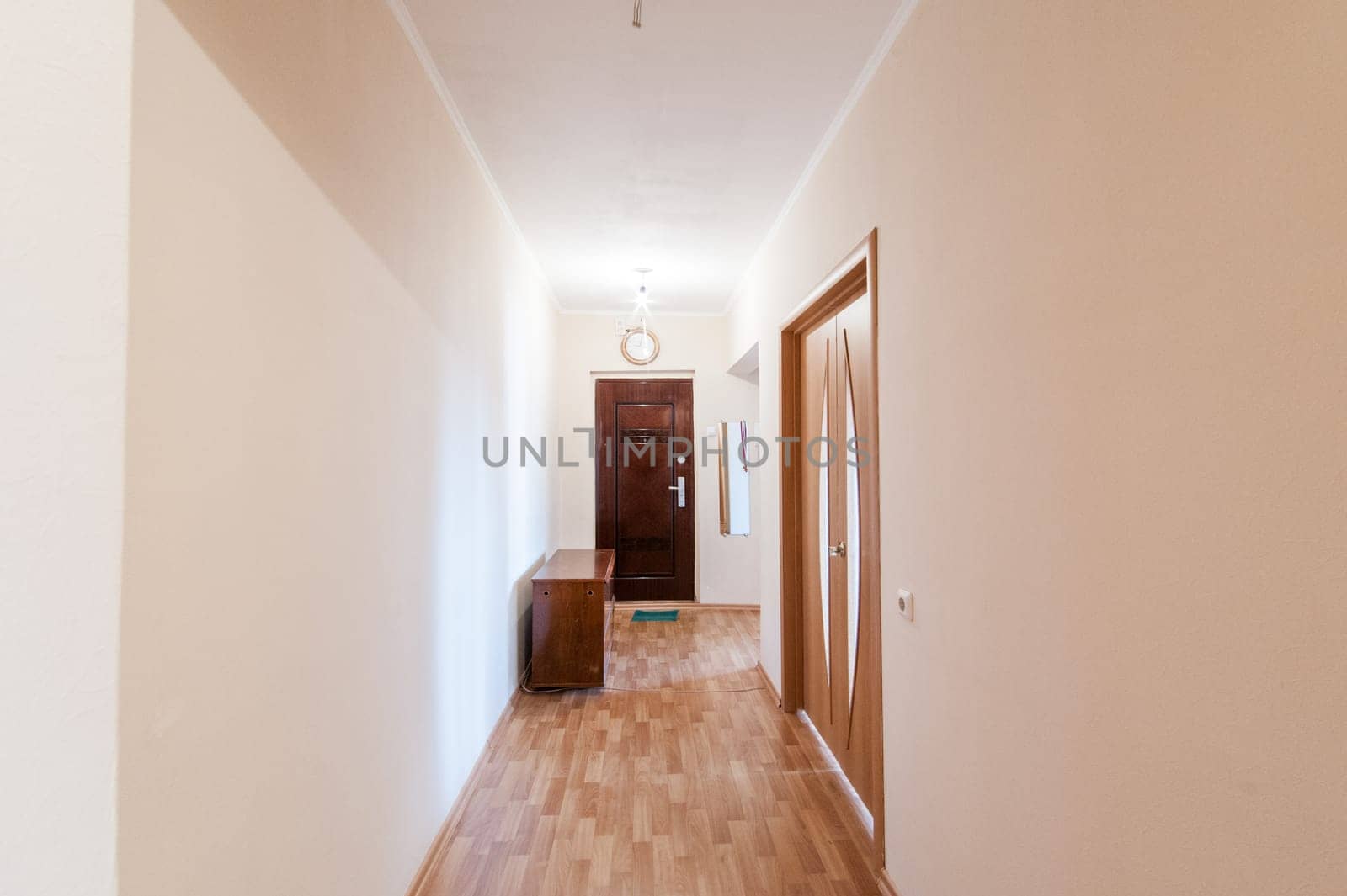 Russia, Moscow- June 05, 2019: interior room apartment. standard repair decoration in hostel
