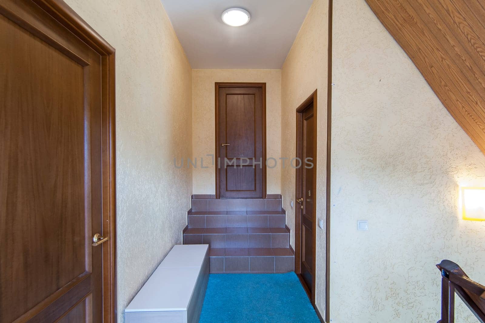 Russia, Moscow- June 06, 2019: interior room apartment. standard repair decoration in hostel