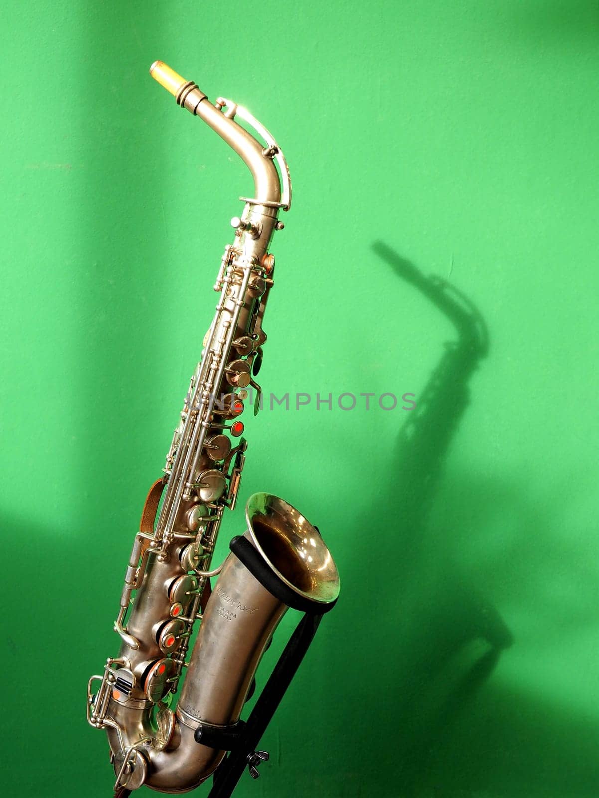 Old saxophone