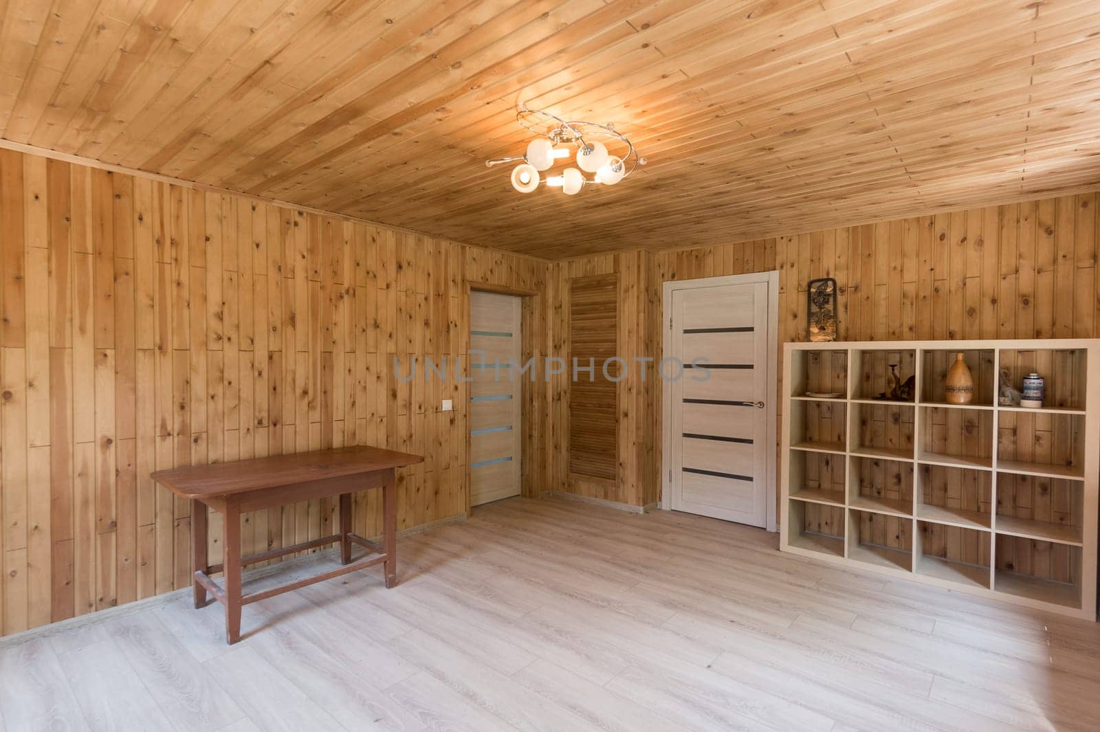 Russia, Moscow- June 10, 2019: interior room apartment. standard repair decoration in hostel