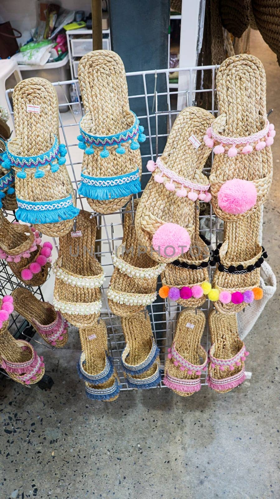 handicraft flip flops market tourism traditional thailand