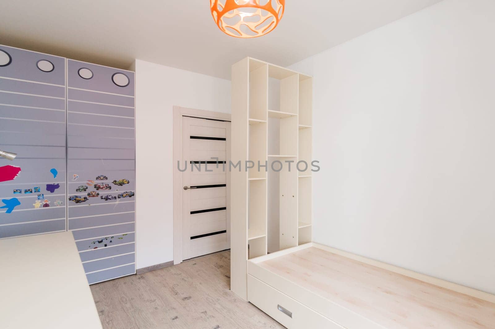 Russia, Moscow- June 11, 2019: interior room apartment. standard repair decoration in hostel