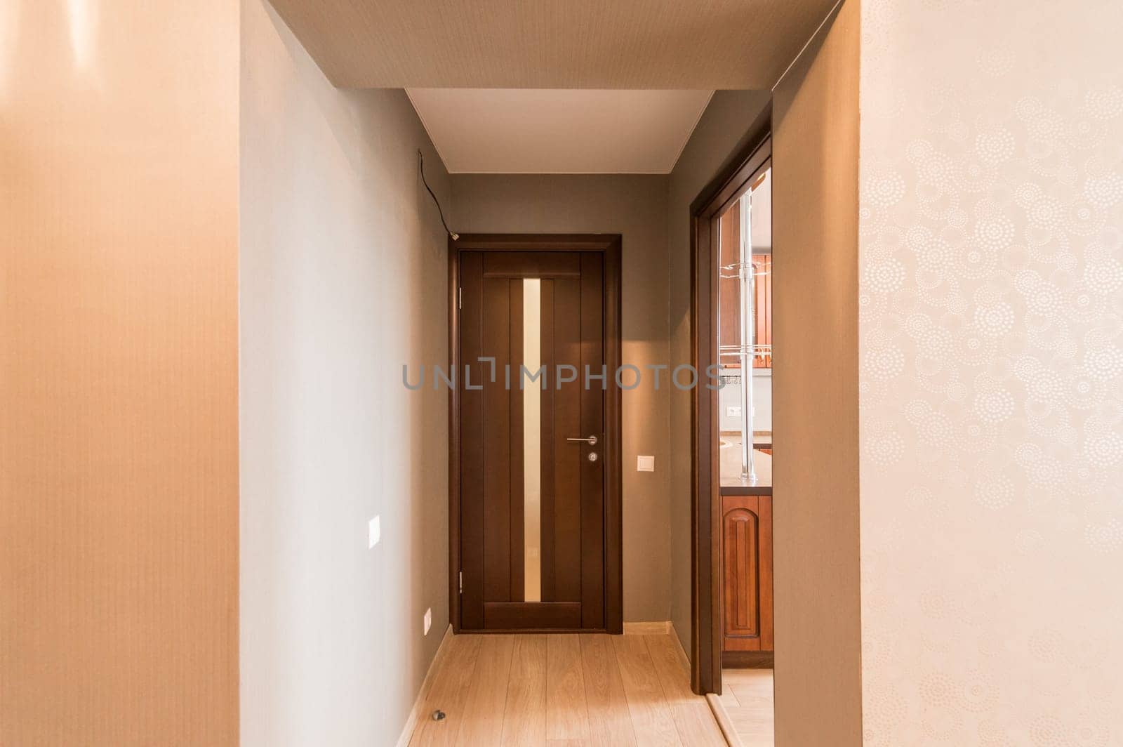 Russia, Moscow- June 11, 2019: interior room apartment. standard repair decoration in hostel