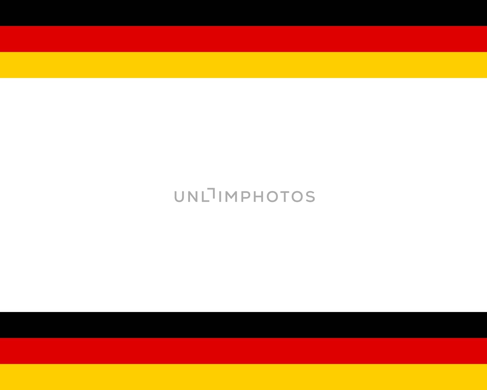 German flag with copy space