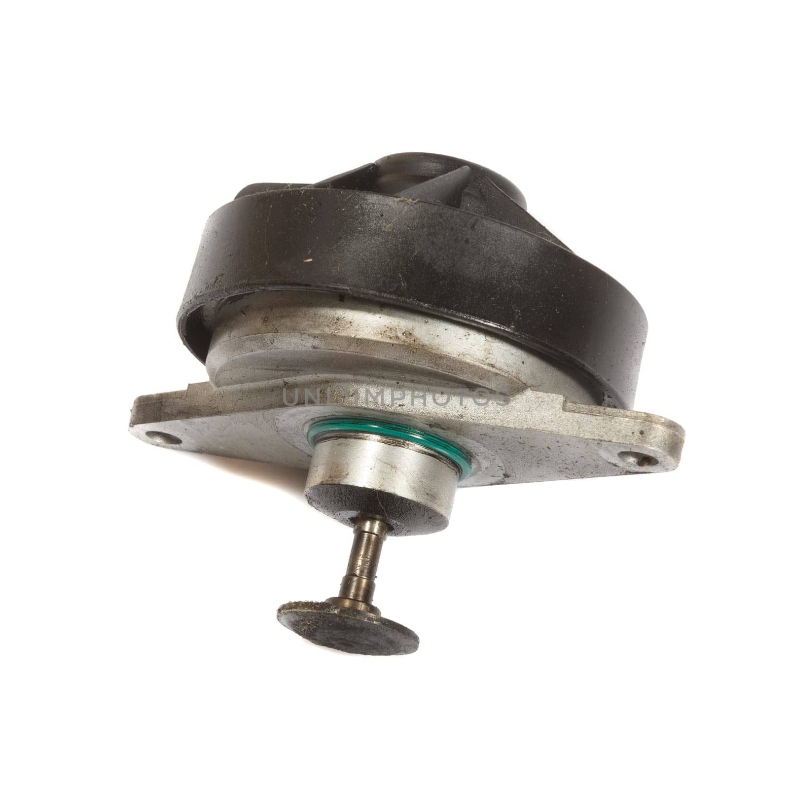 Image of EGR valve, car part isolated on white background