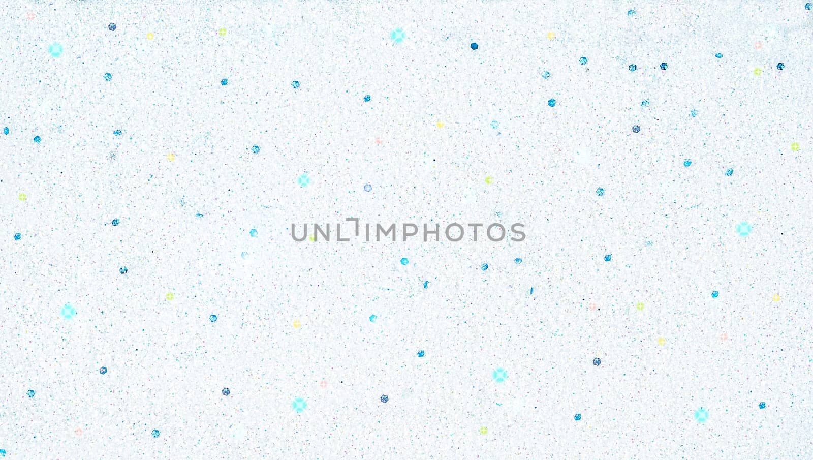 Real shiny decorative snow textured background closeup