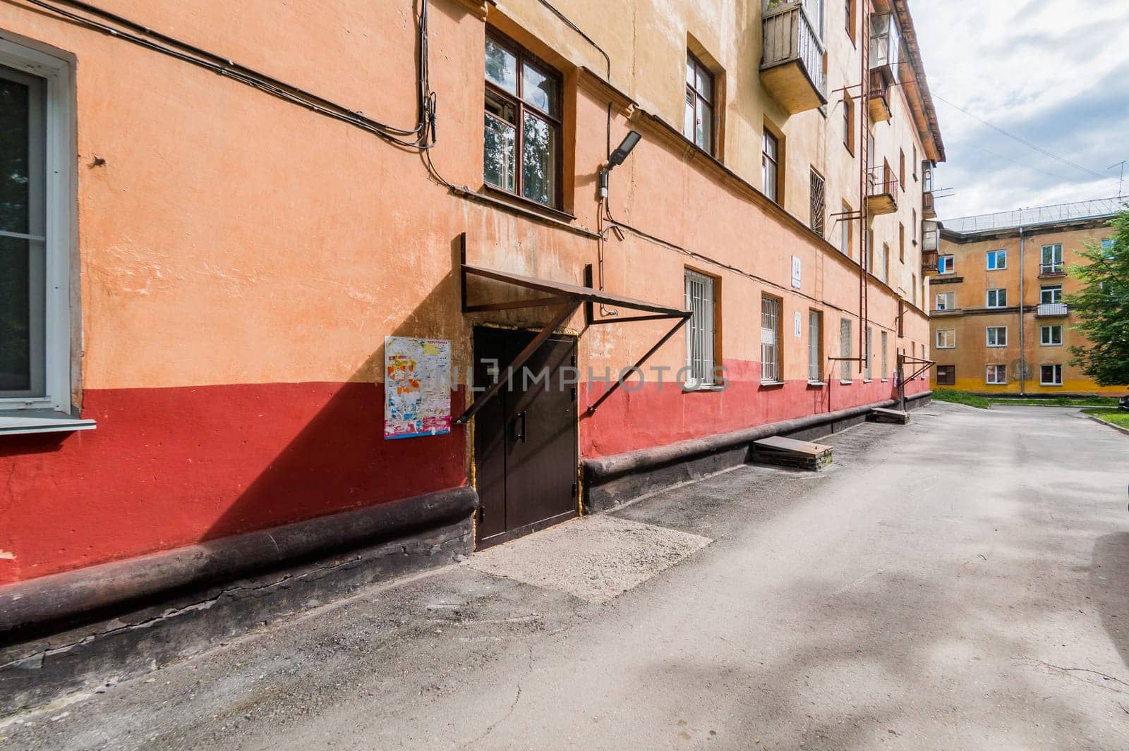Russia, Moscow- June 11, 2019: interior room apartment. standard repair decoration in hostel