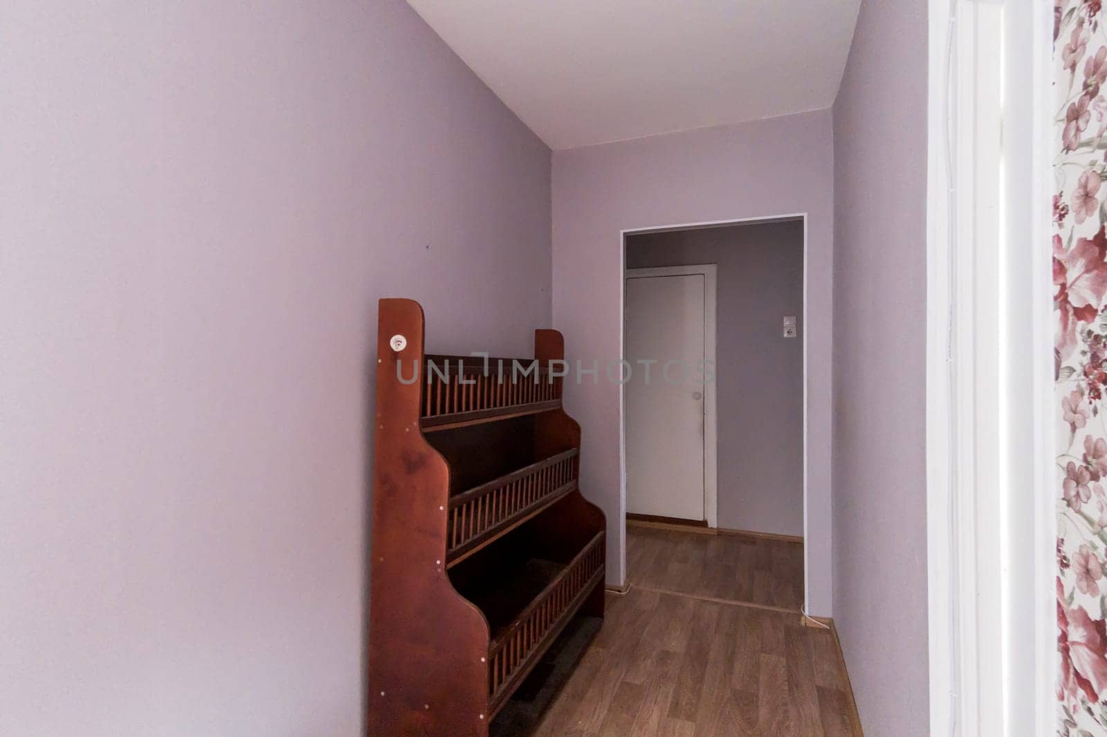 Russia, Moscow- June 11, 2019: interior room apartment. standard repair decoration in hostel