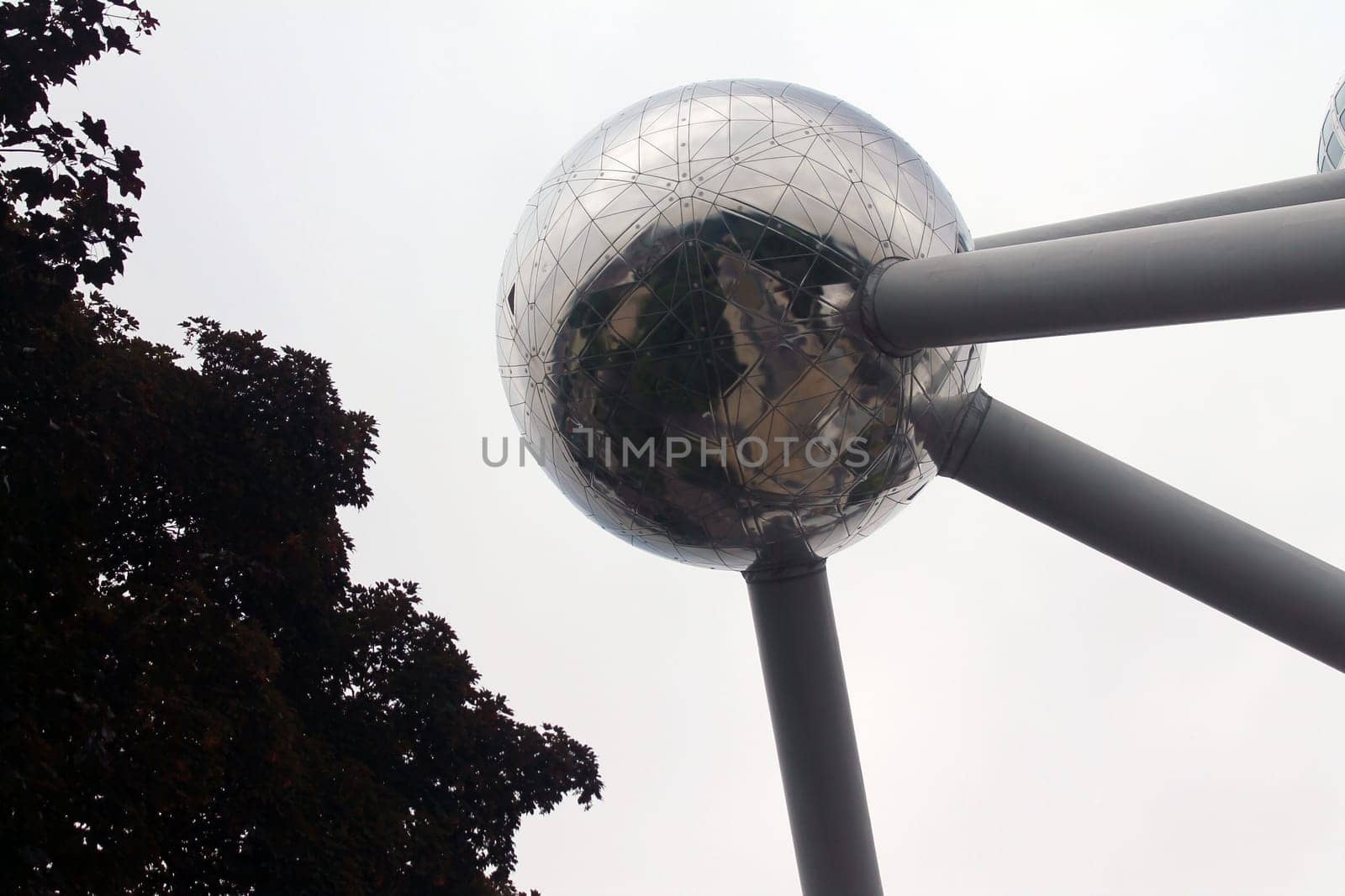 A sphere of the Atomium in Bruxelles