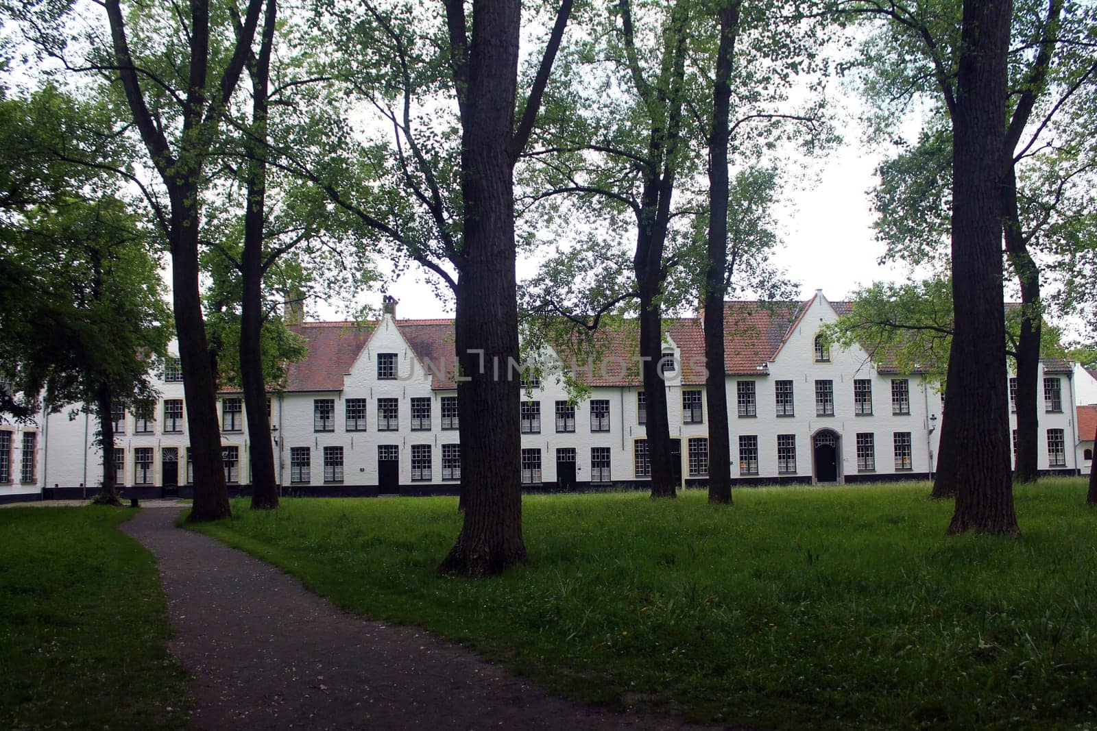 Beguine convent in Bruges in Belgium