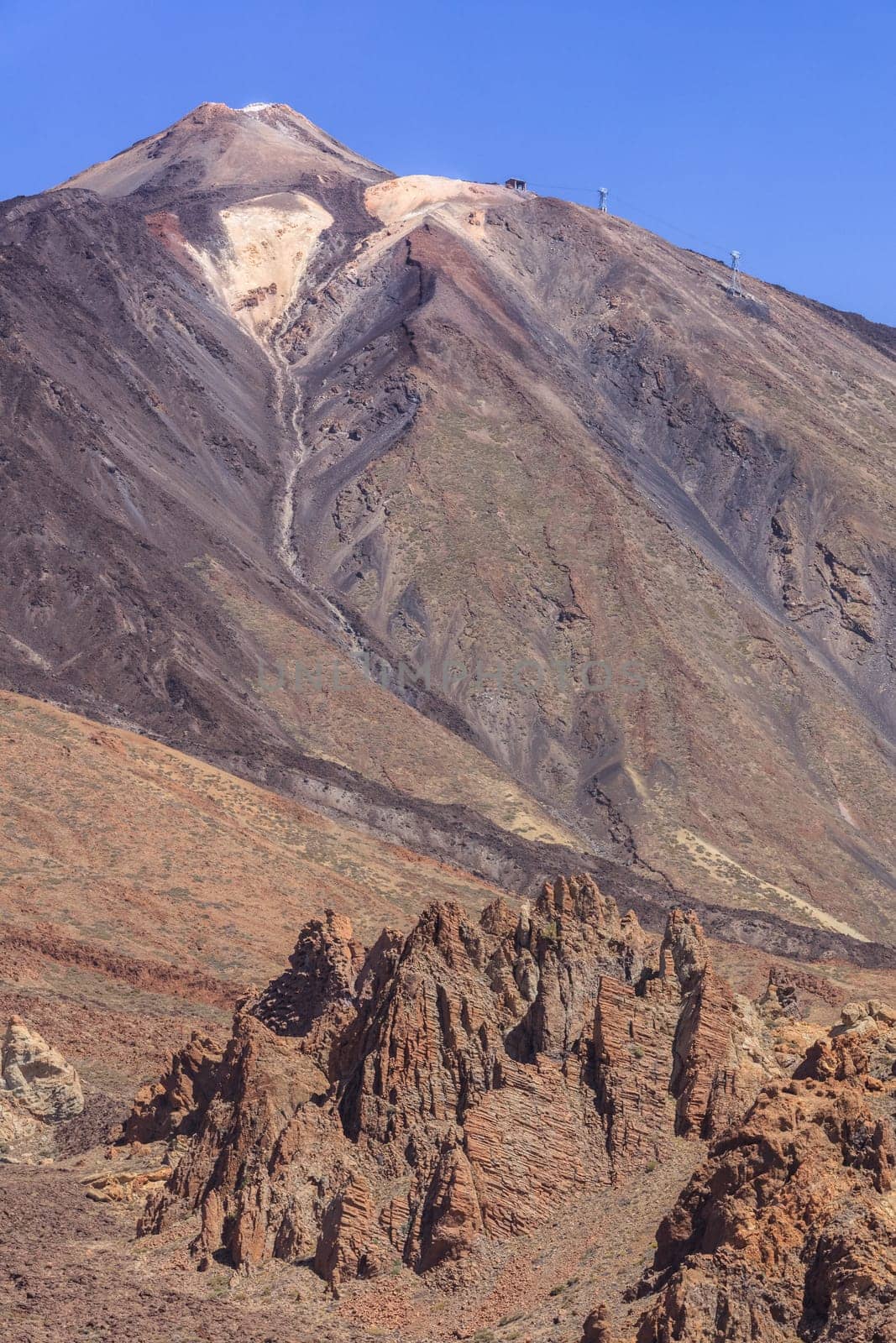 Volcano El Teide in The National Park of Las Canadas del Teide. Tenerife, Spain