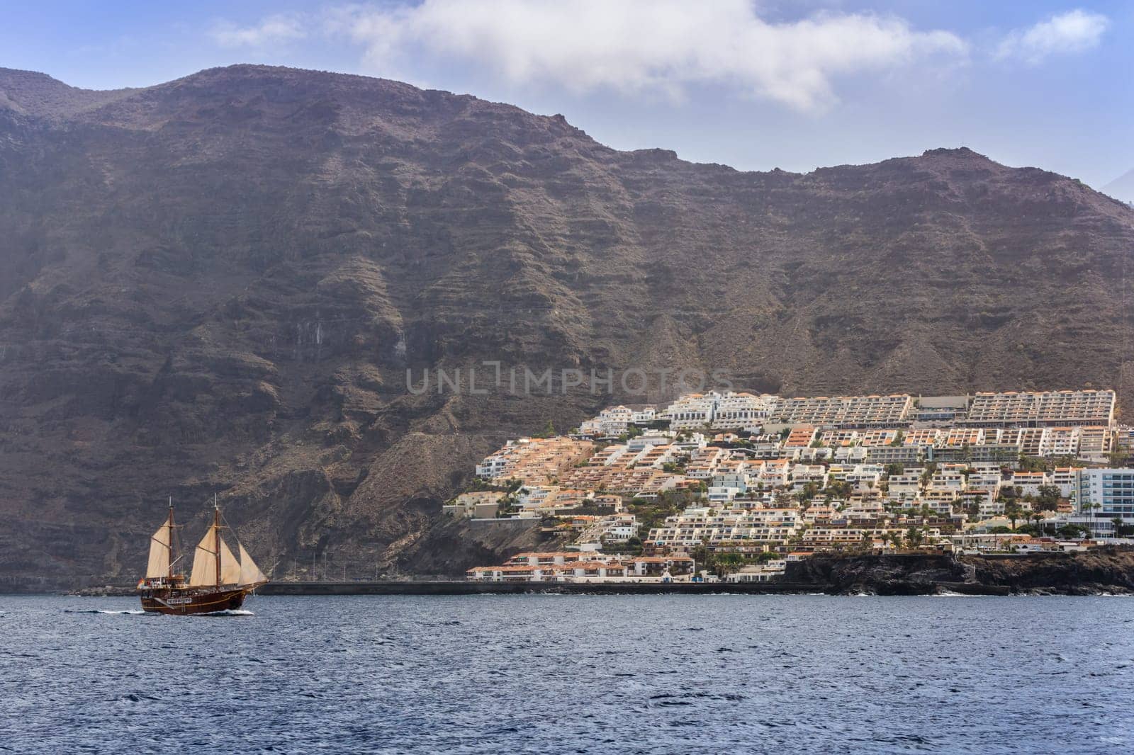 Acantilados de Los Gigantes. Provincia Santa Cruz de Tenerife..Spania