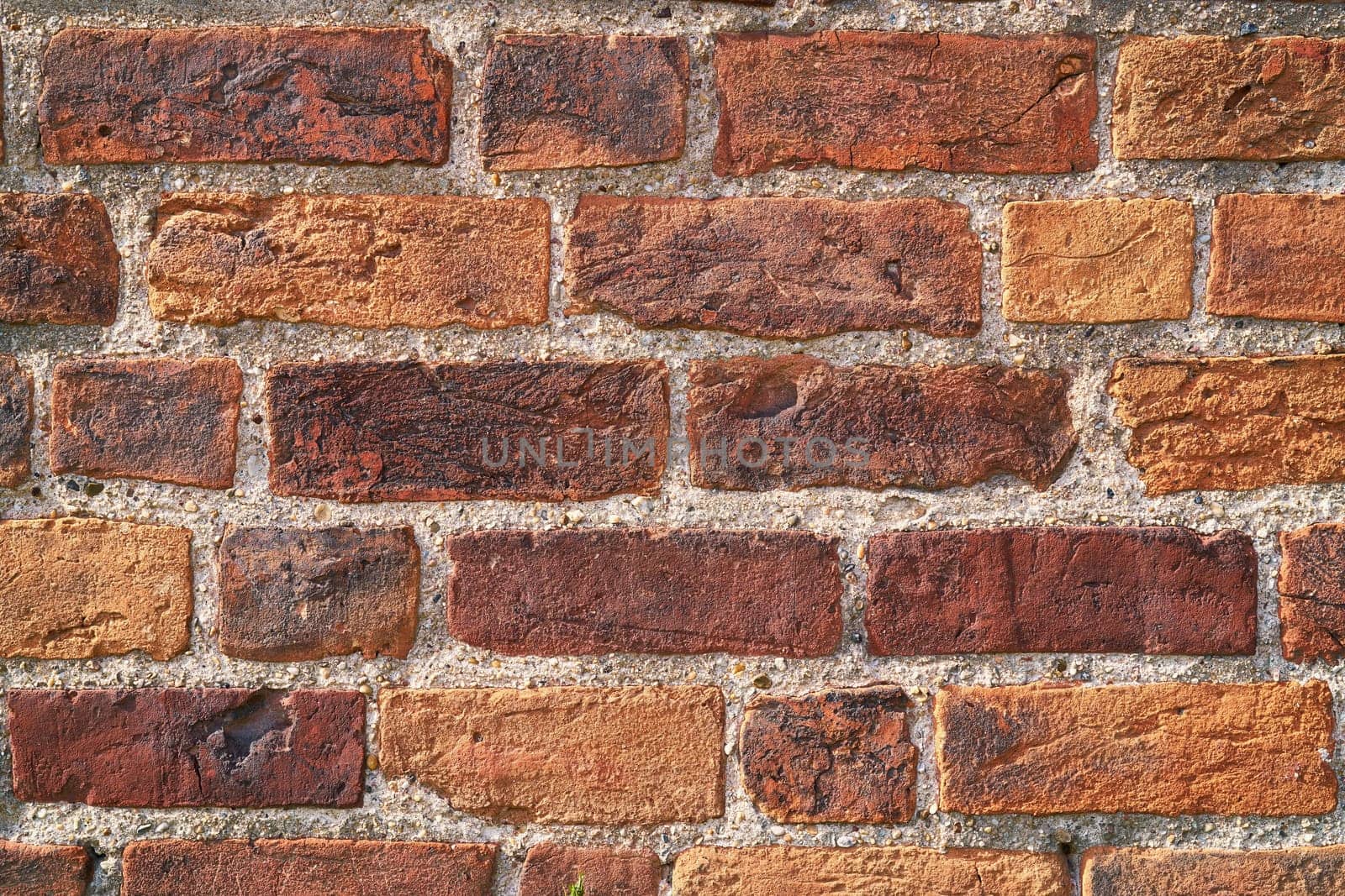 Detail of a historic wall in the old town of Havelberg in Germany