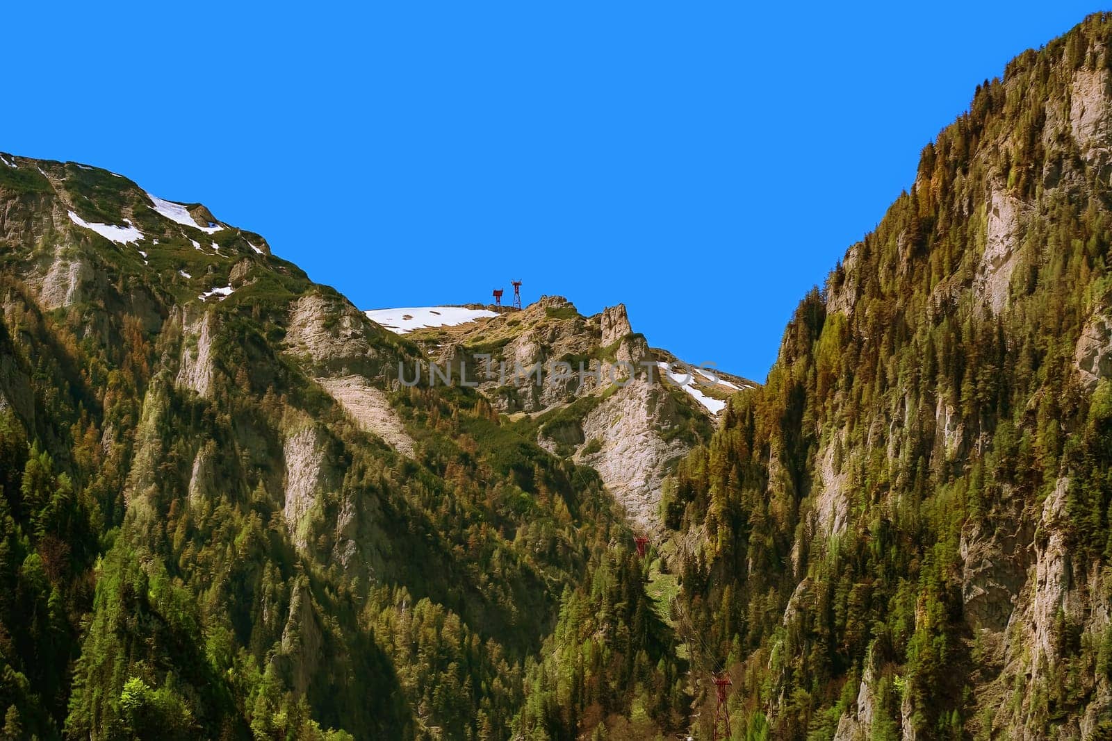 Bucegi Mountains - part of the Southern Carpathians group of the Carpathian Mountains in Romania
