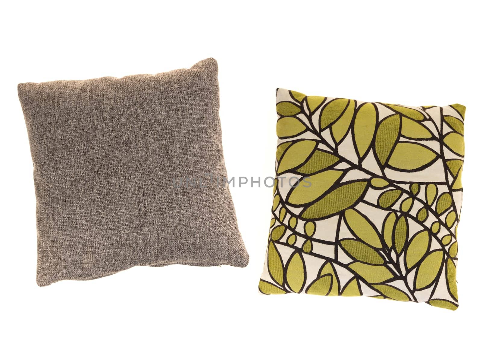 A close up shot of couch cushions