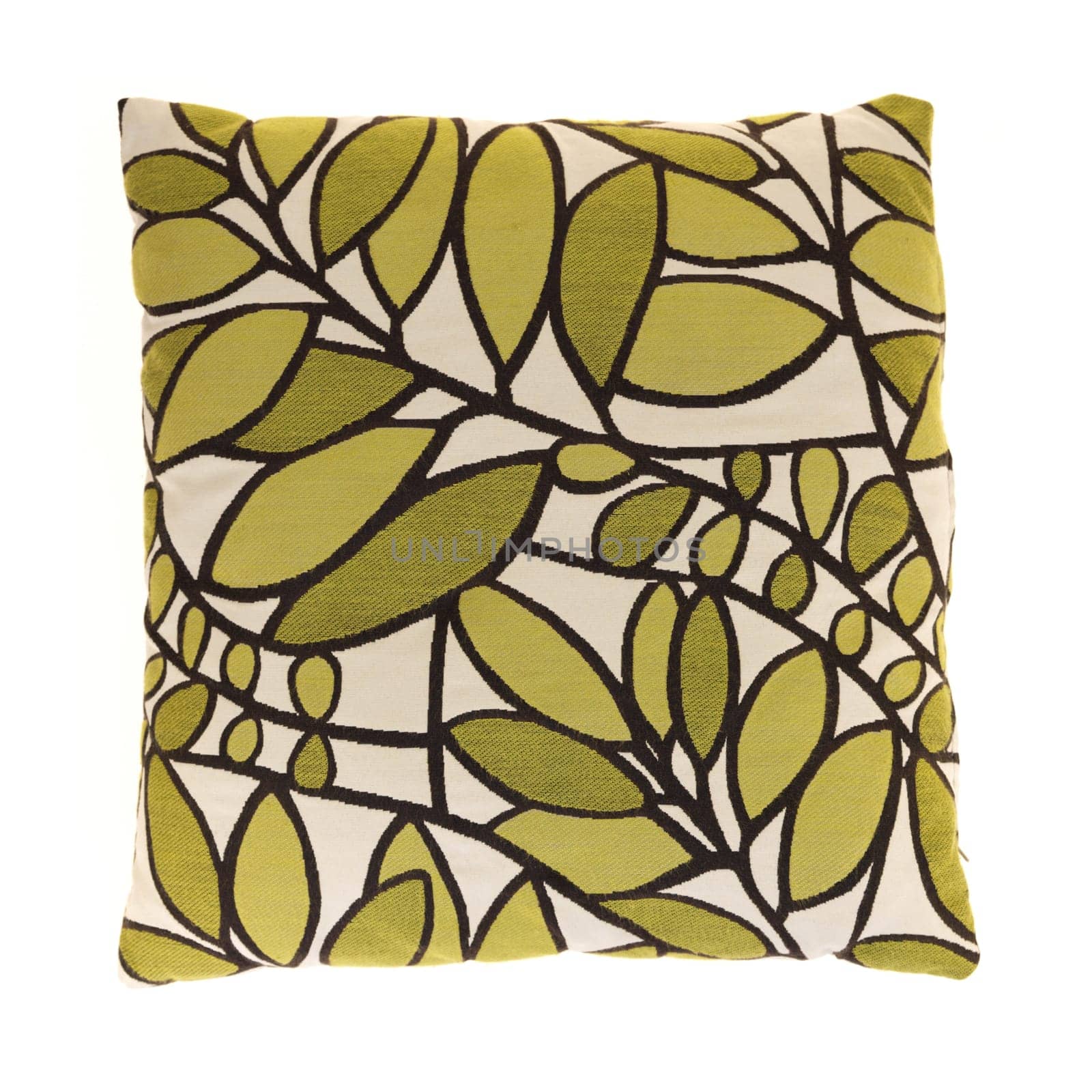 A close up shot of couch cushions