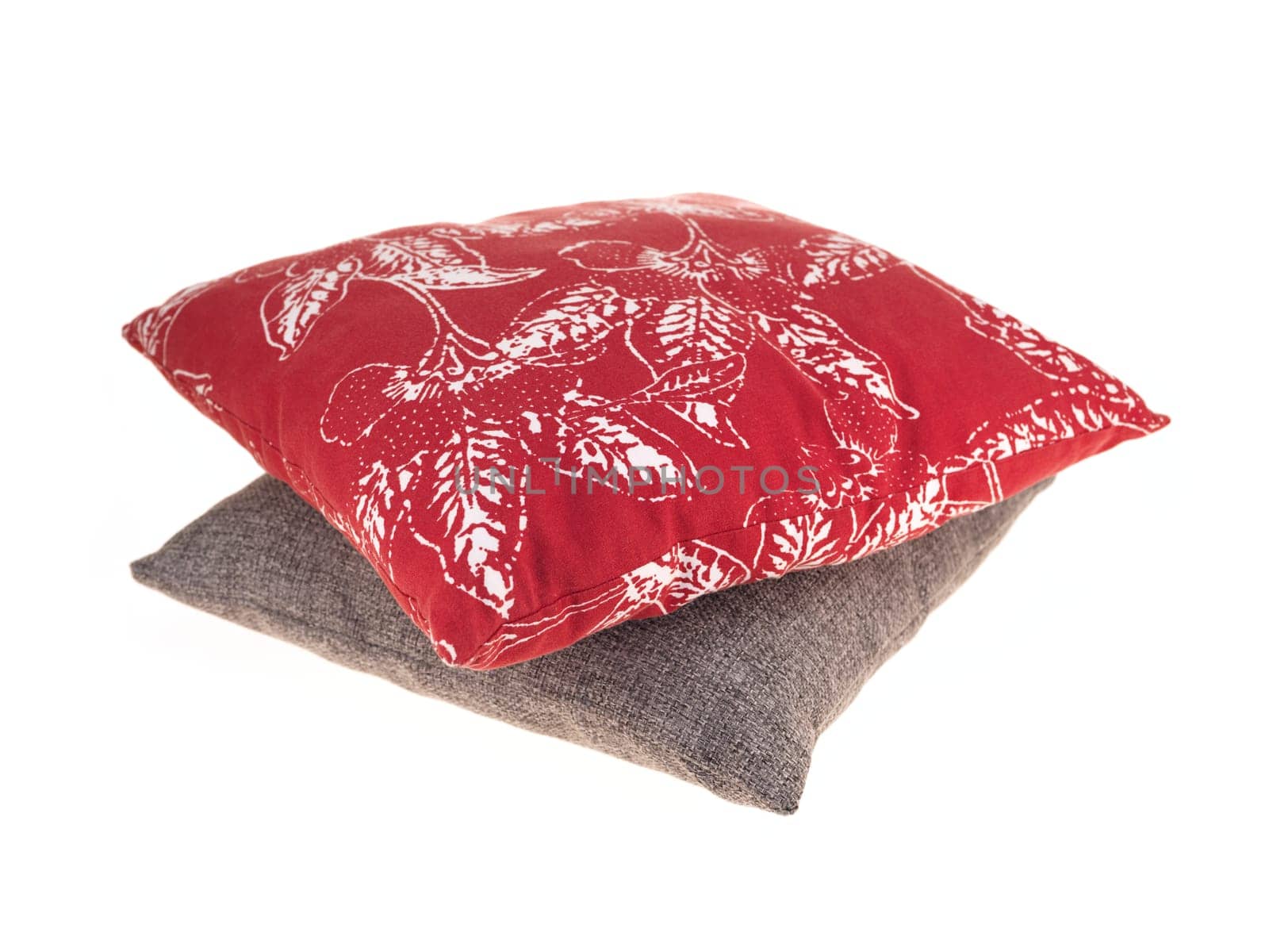 A close up shot of couch cushions