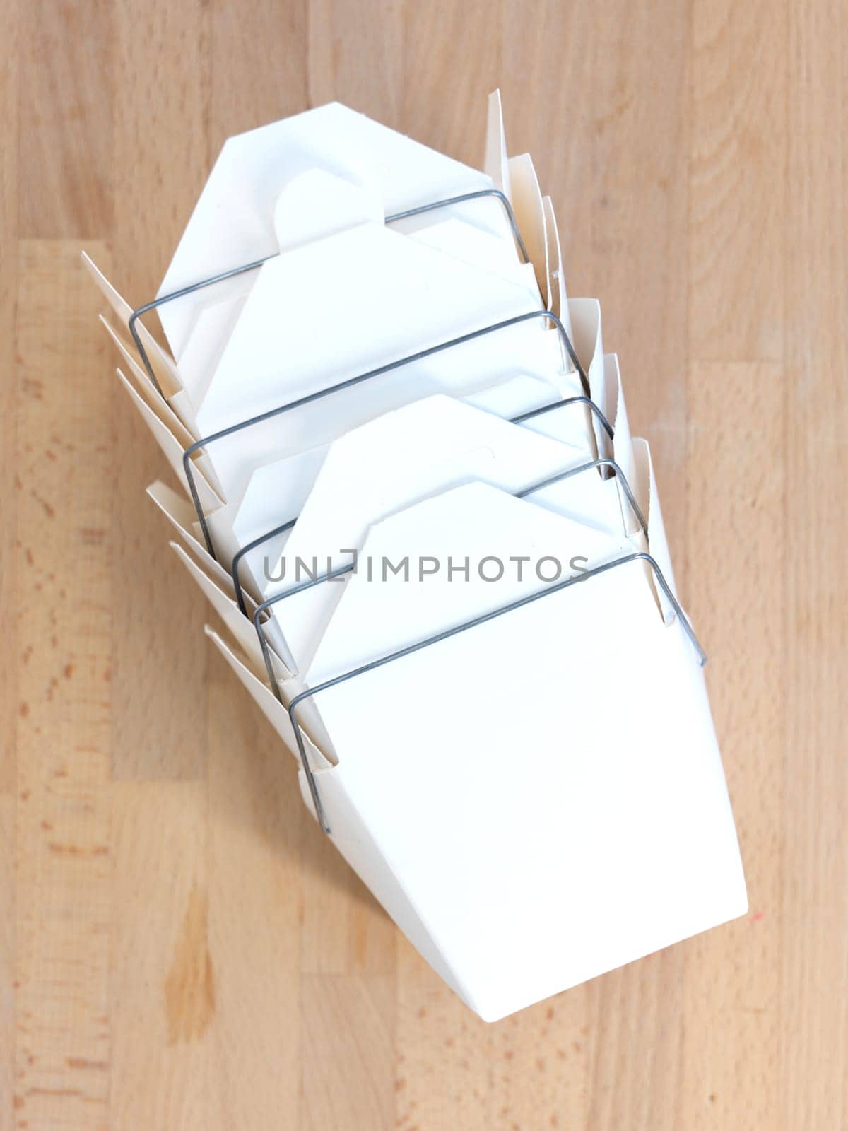 A close up shot of a takeaway box