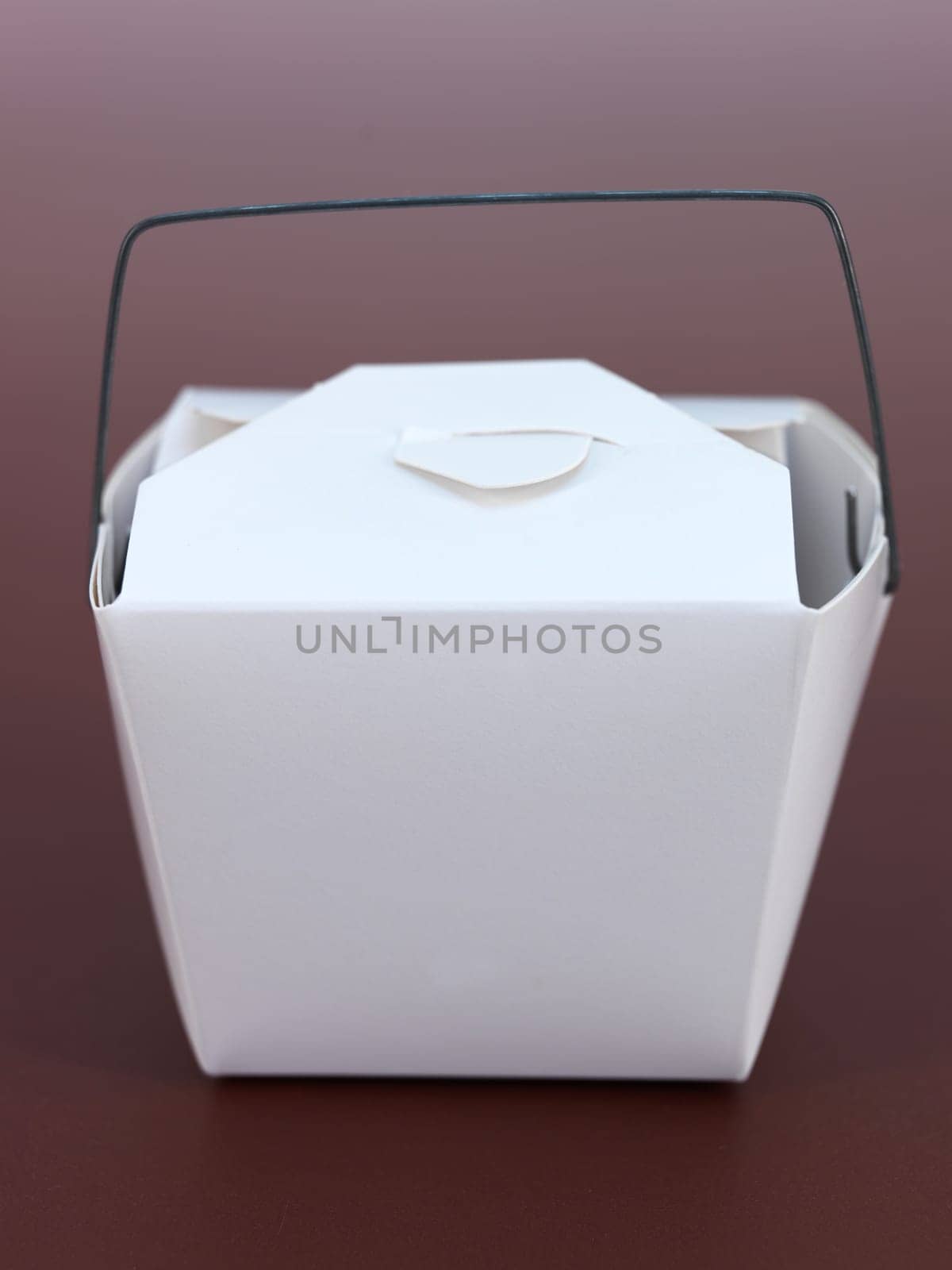 A close up shot of a takeaway box