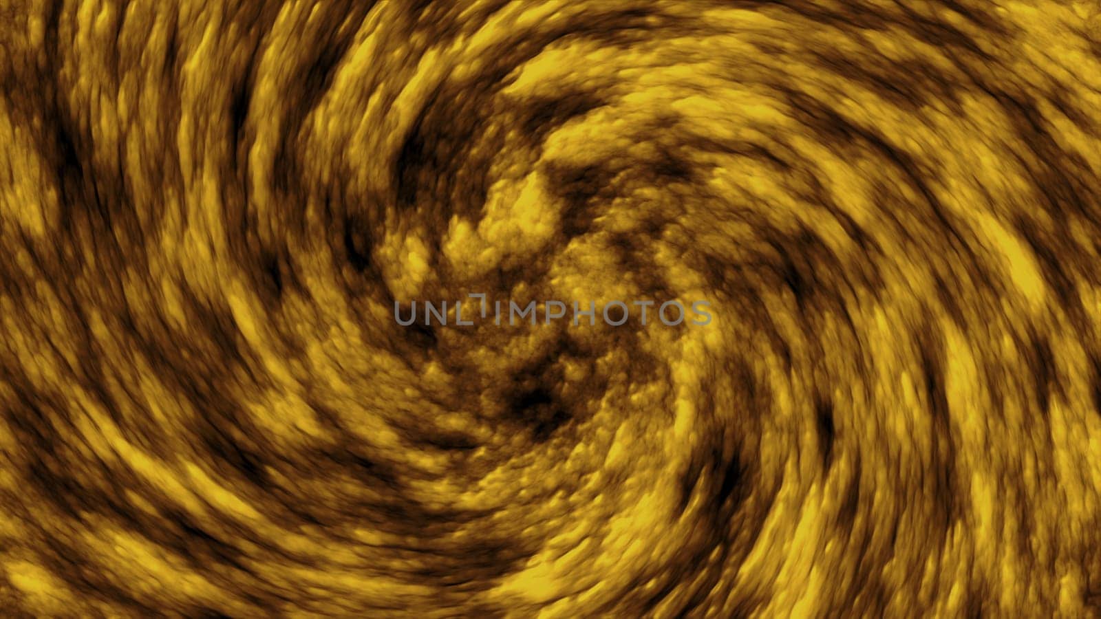 3d rendering, computer generated whirlwind animation of dense white clouds on a black background