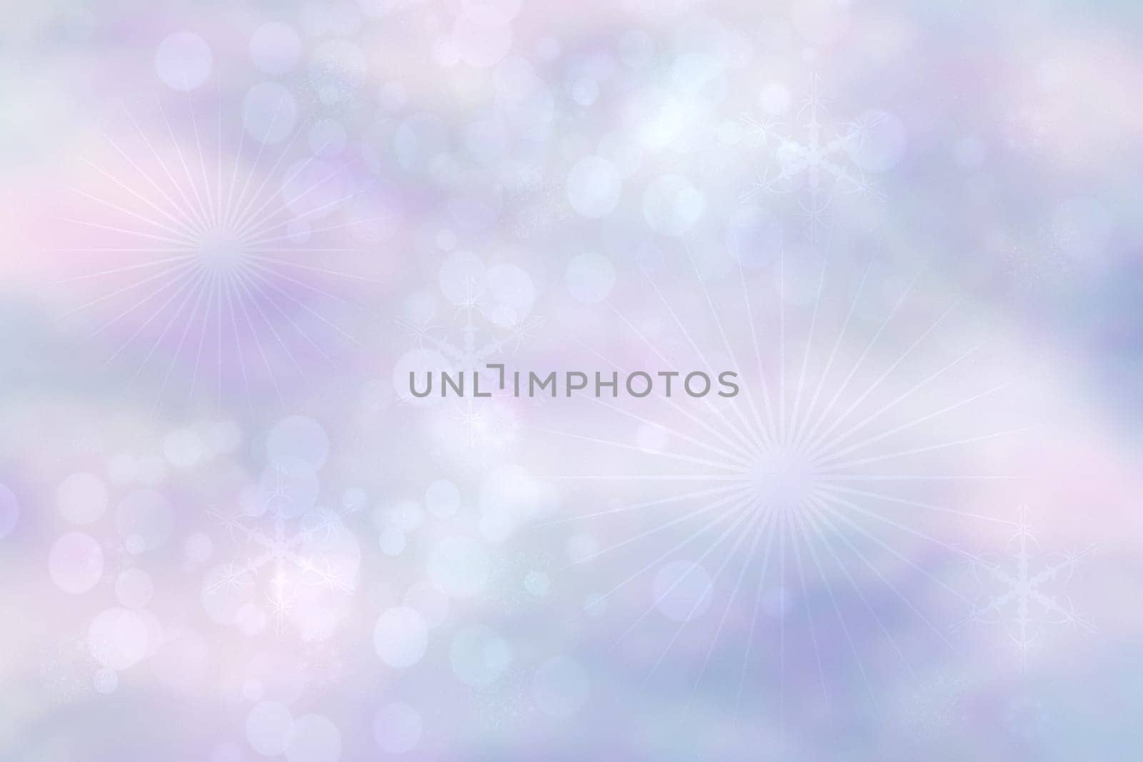 Abstract blurred vivid spring summer light delicate pastel blue pink bokeh background texture with bright soft color circles and bokeh lights and stars. Card concept. Beautiful backdrop illustration.