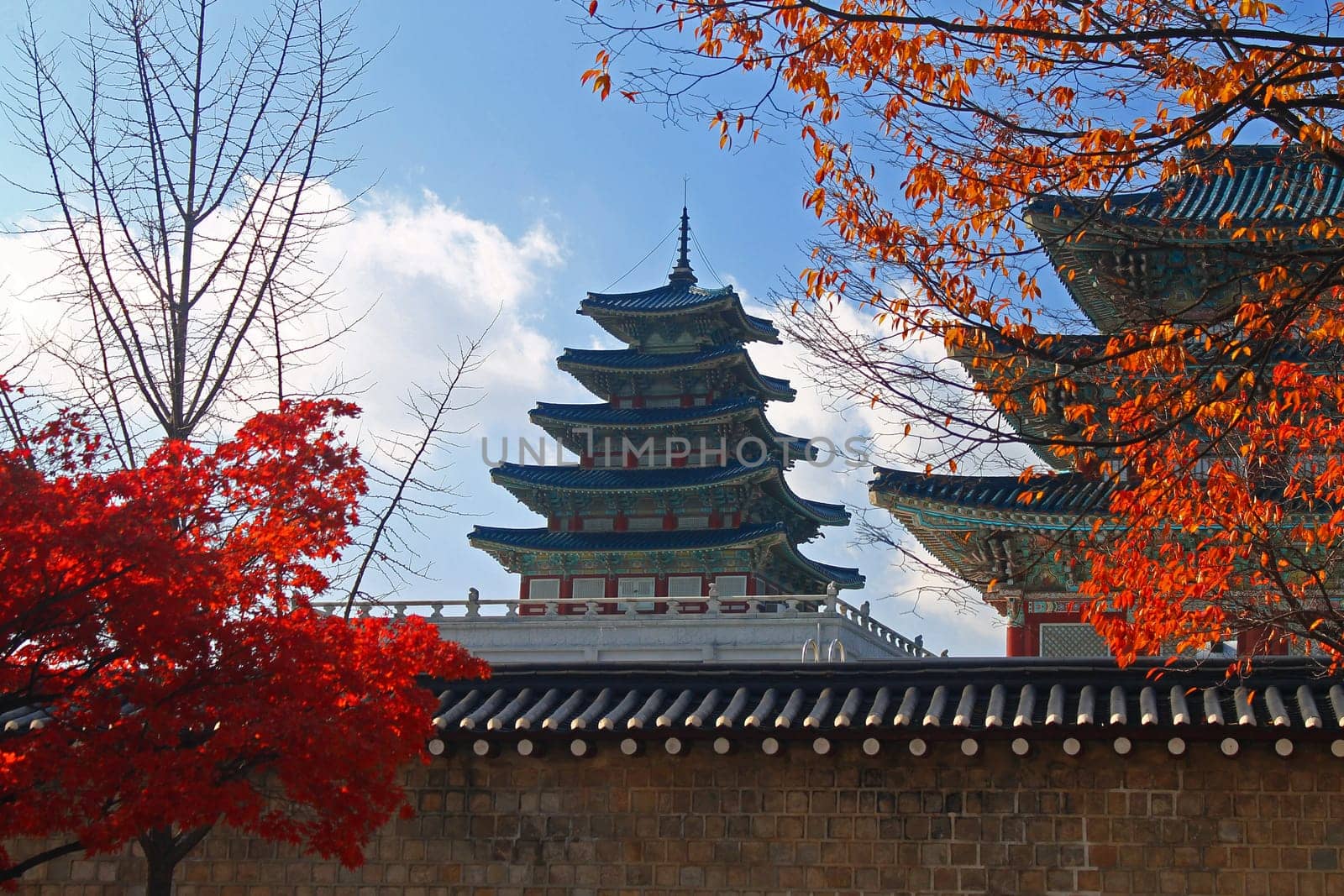 Fall on The National Folk Museum of Korea