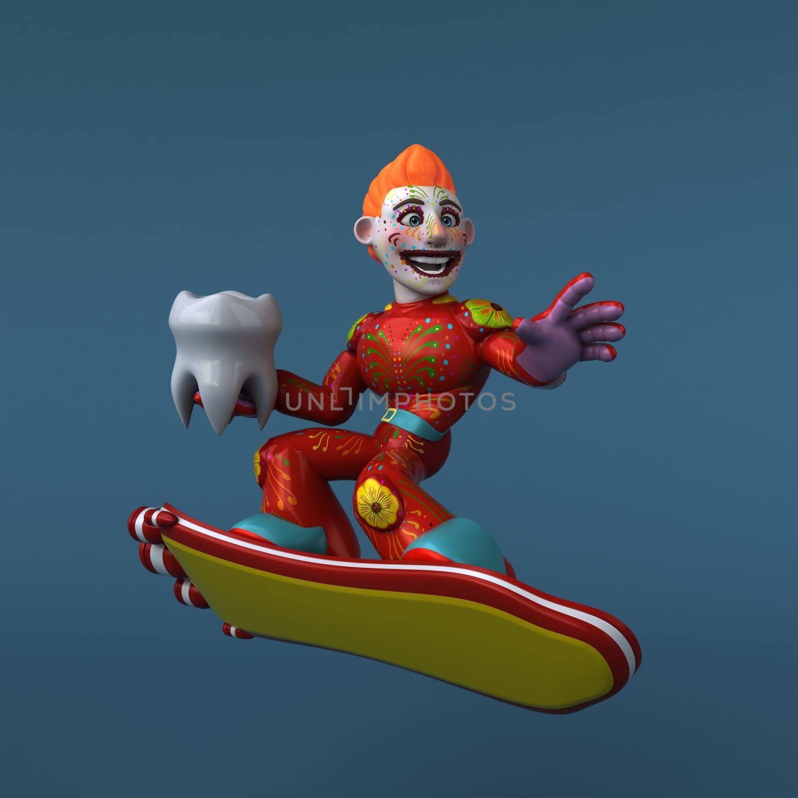 Mexican hero - 3D Illustration