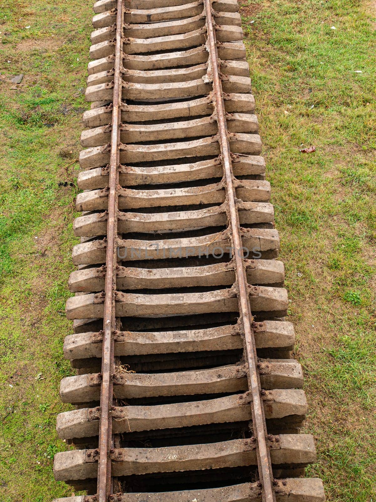 Part of the rail of the railway. Transport.