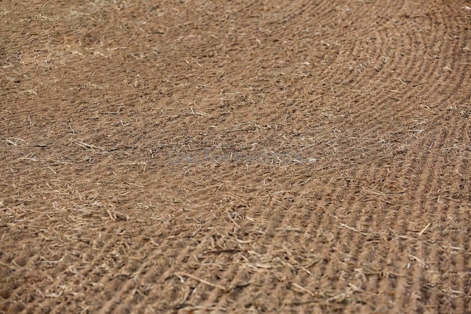 Plowed Soil and weed control in agriculture