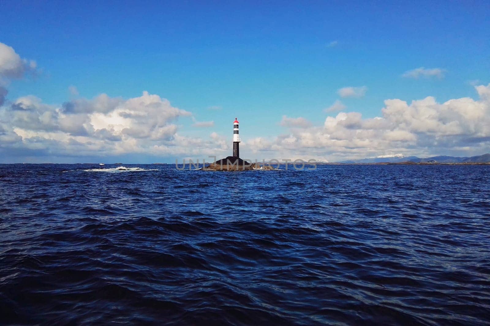 Lighthouse at norwegian Atlantic Coast