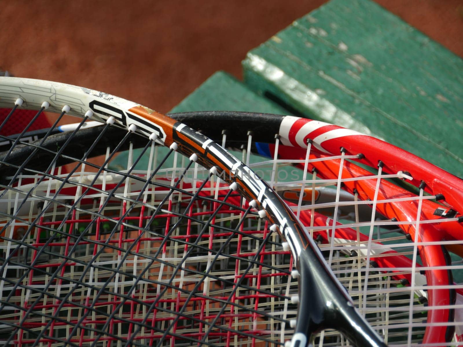 tennis racquet net, sport concept