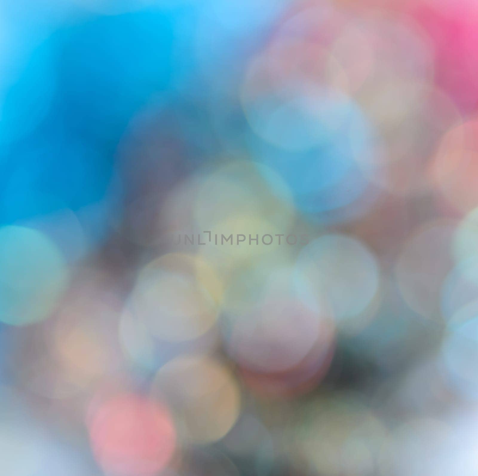 Abstract colorful bokeh background of defocused twinkling lights