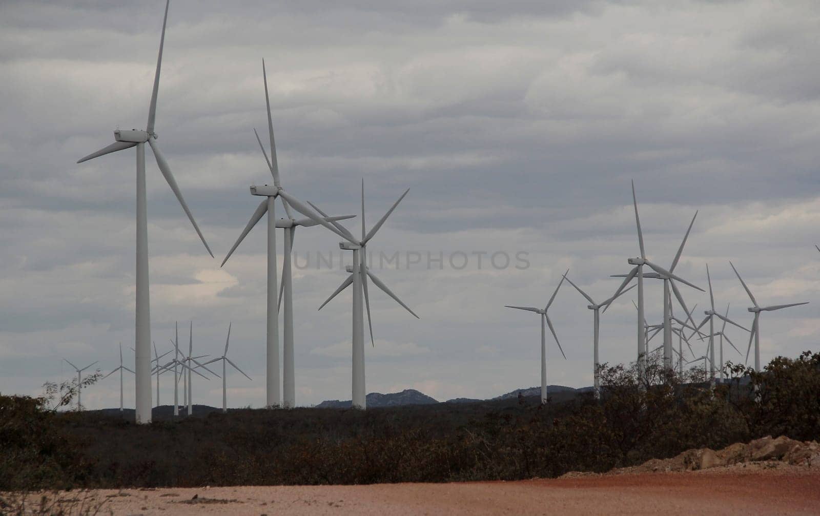 BROTAS DE MACAUBAS, BAHIA / BRAZIL - August 5, 2014: Wind farm formed by 57 wind turbines as capacity to generate up to 300 MW of electricity. (Joa Souza / Panthermedia).