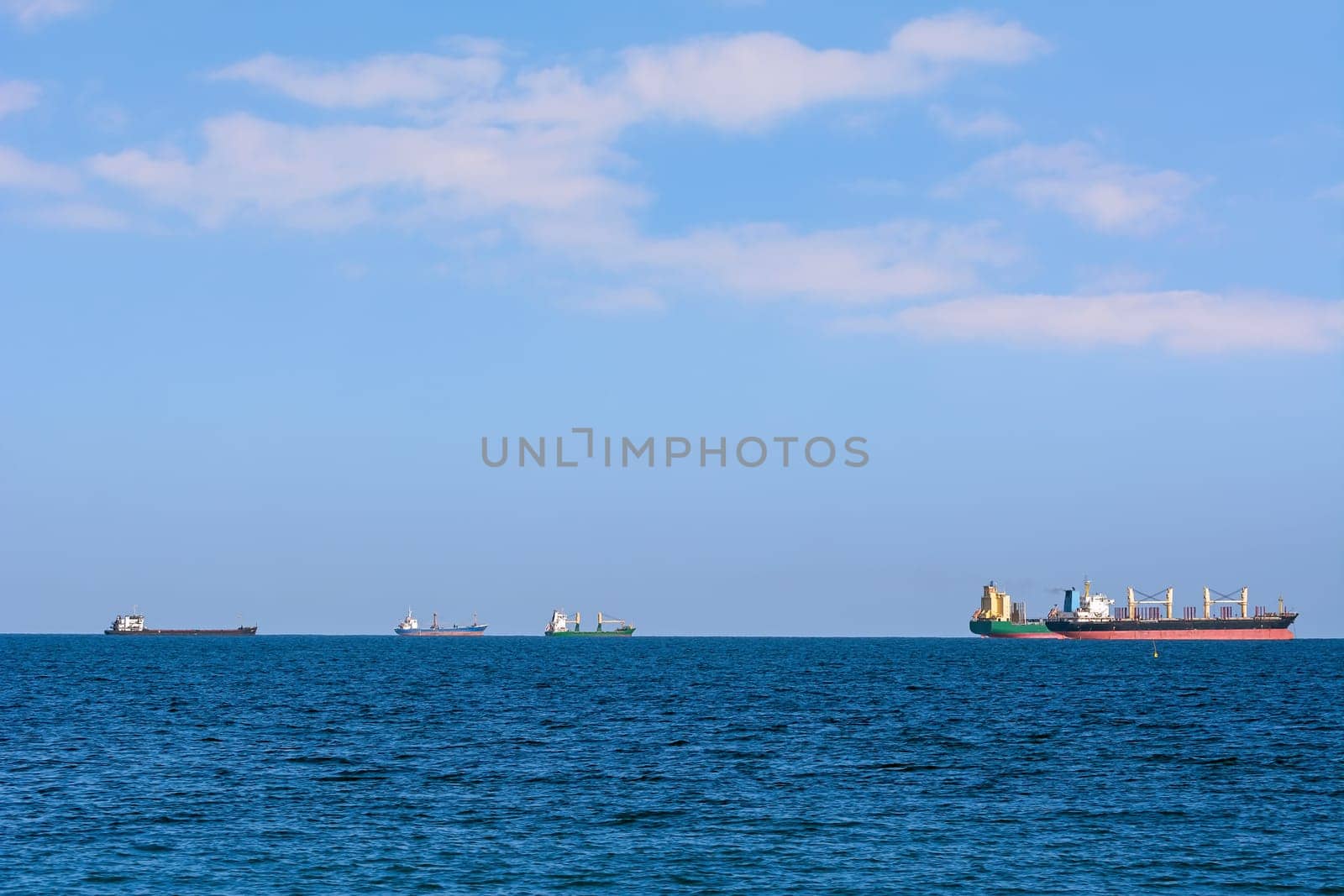 Cargo Ships in the Black Sea