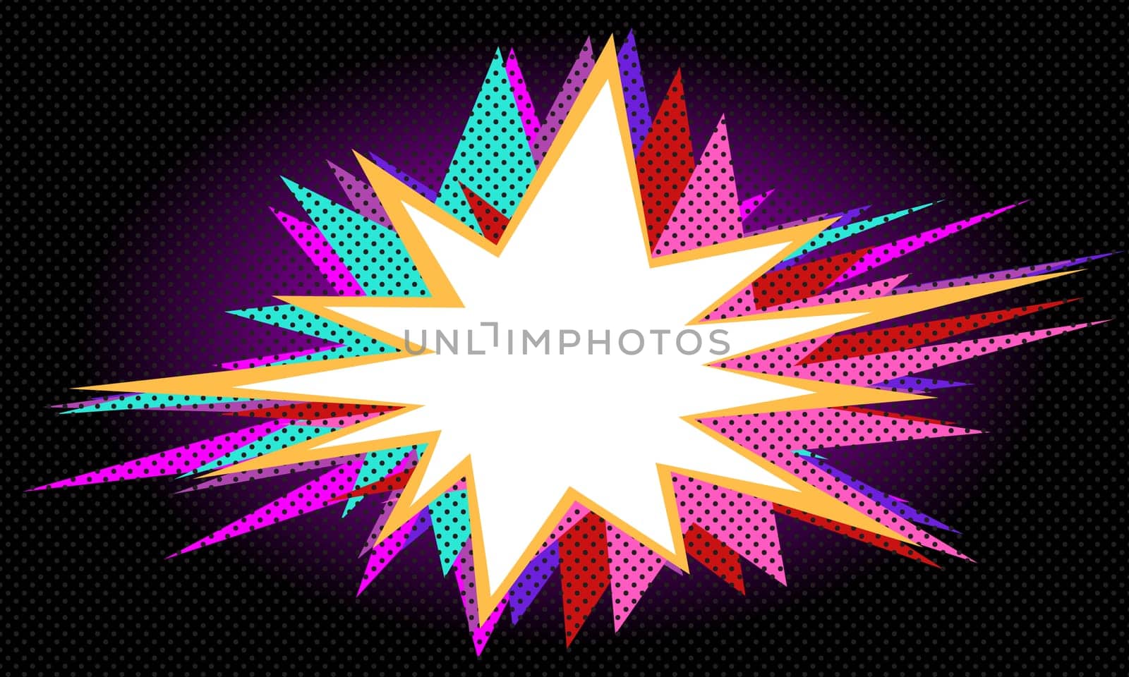 dark Pop art retro vector illustration kitsch vintage background drawing