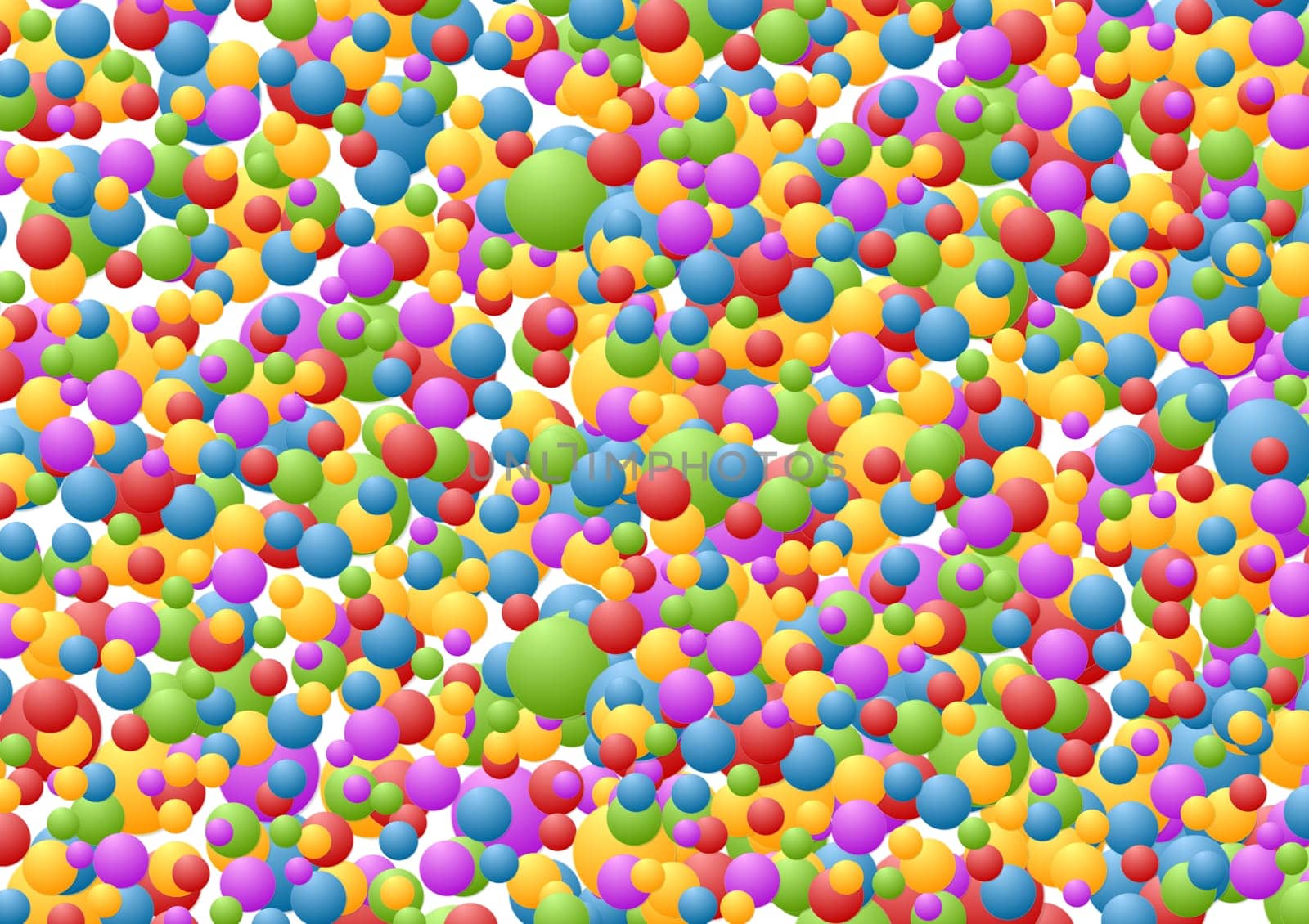 Bright circles pattern. Vector background
