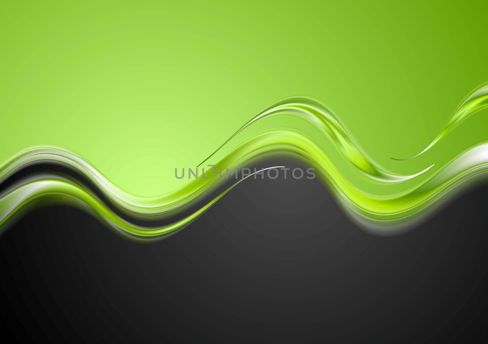 Bright contrast waves design. Vector background