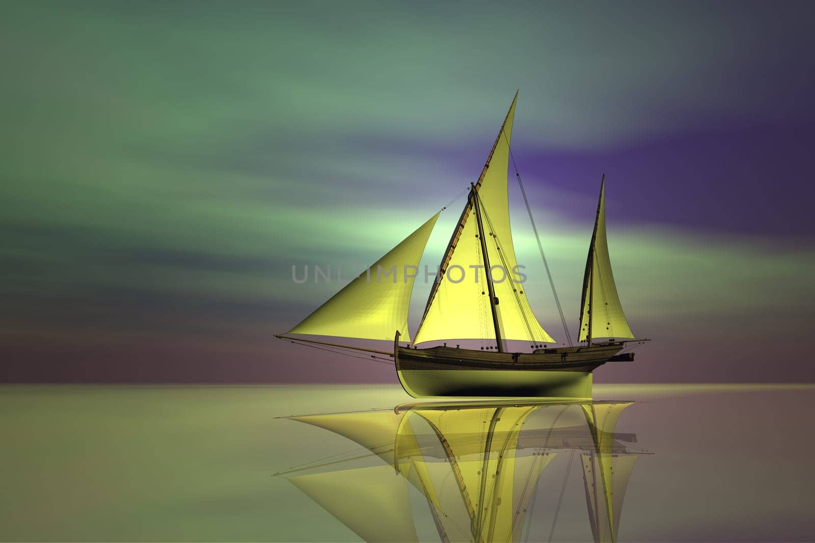 Sailing ship 3d Graphics