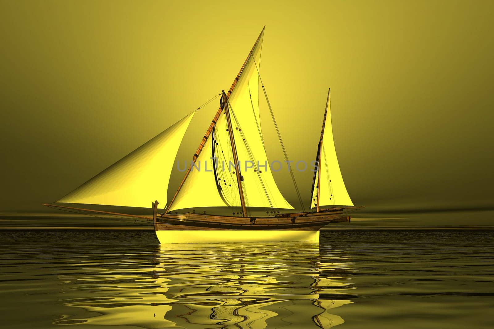 Sailing ship 3d Graphics
