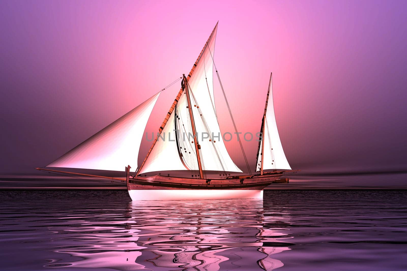 Sailing ship,3d graphics