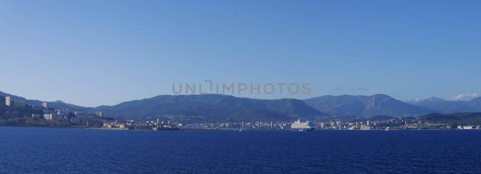 Holidays in southern Corsica..Discovery of the Sanguinaires Islands, next to the city of Ajaccio
