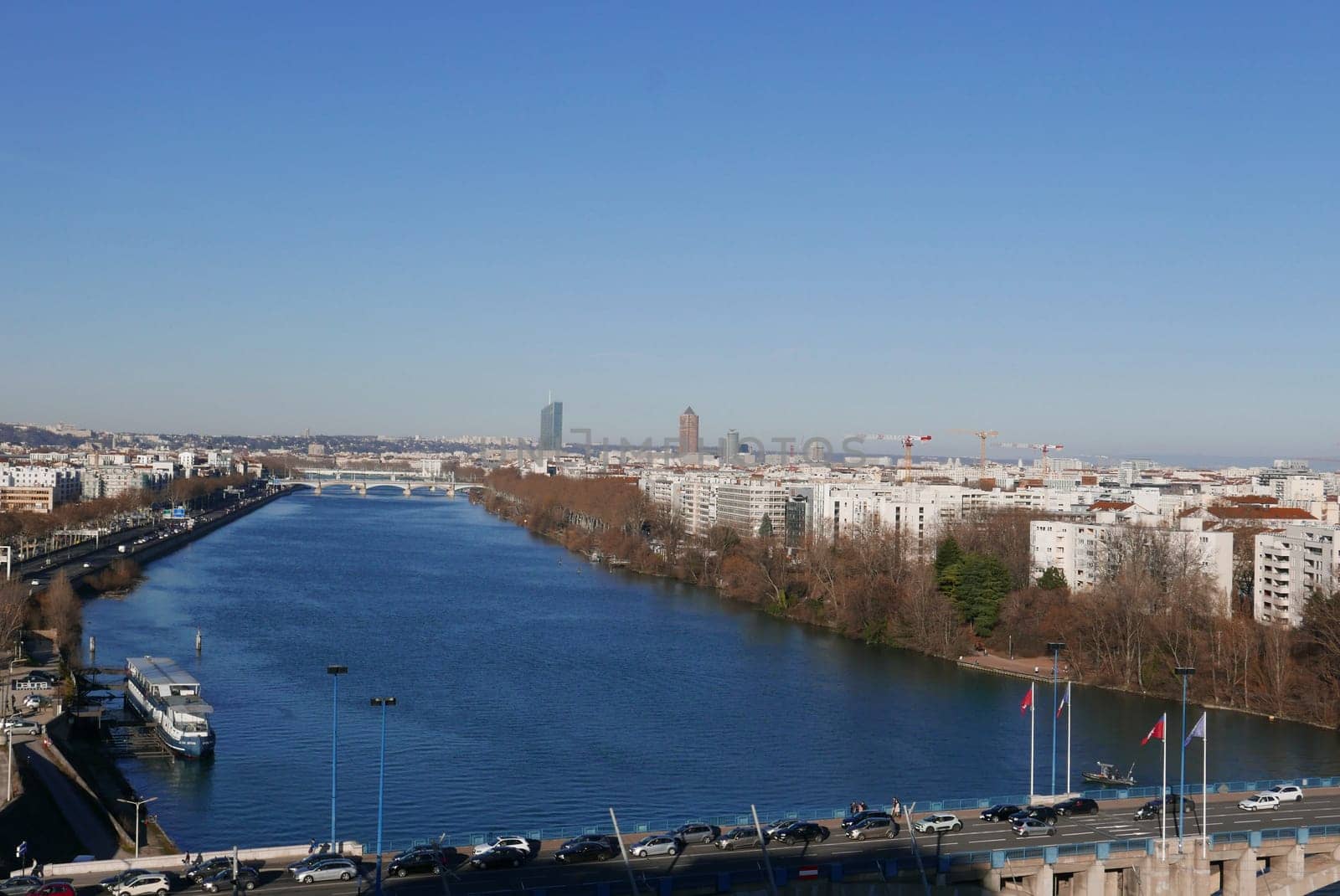 Tourism in the city of lyon, rhone alpes region in france
