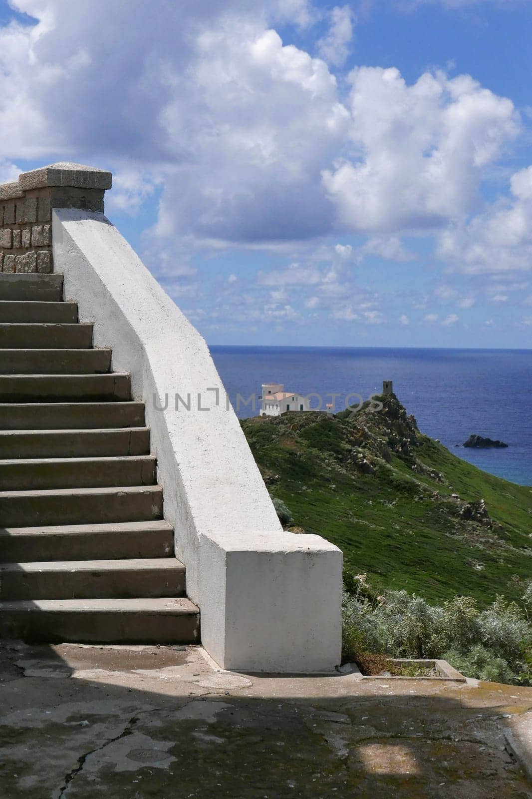 Holidays in southern Corsica..Discovery of the Sanguinaires Islands, next to the city of Ajaccio