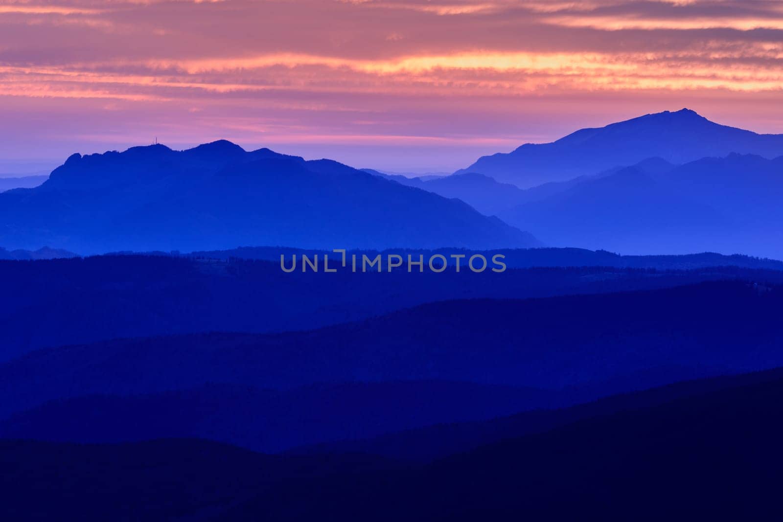 mountain landscape in The Fagaras Mountains, Romania