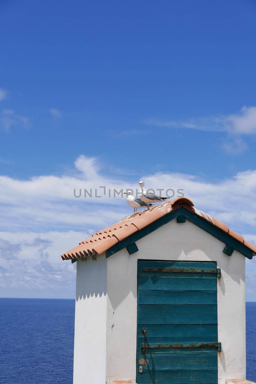 Holidays in southern Corsica..Discovery of the Sanguinaires Islands, next to the city of Ajaccio