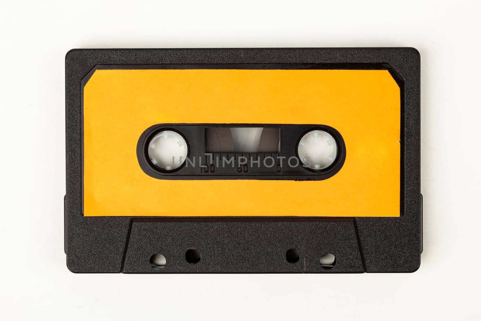 Retro Audio Tape isolated on white background