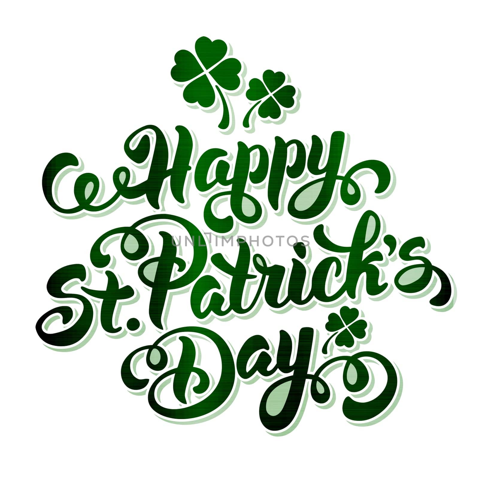 green metallic st patricks day luck illustration irishgreen metallic st patricks day luck illustration irish