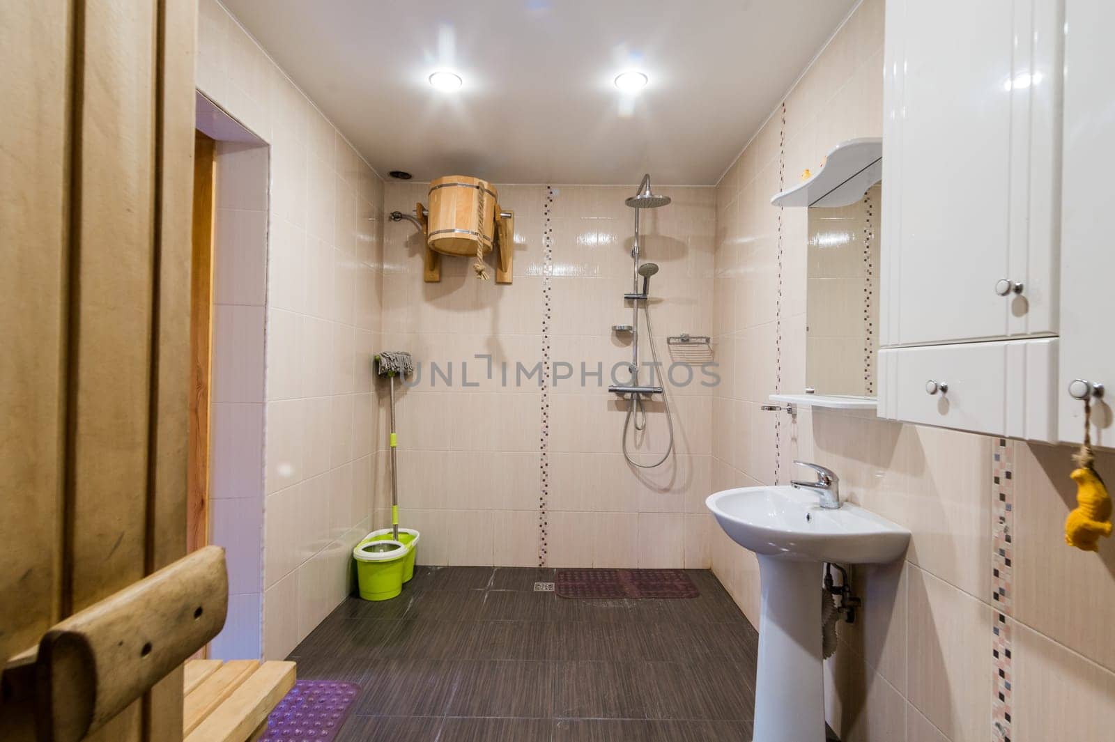 Russia, Moscow- July 23, 2019: interior room apartment. standard repair decoration in hostel