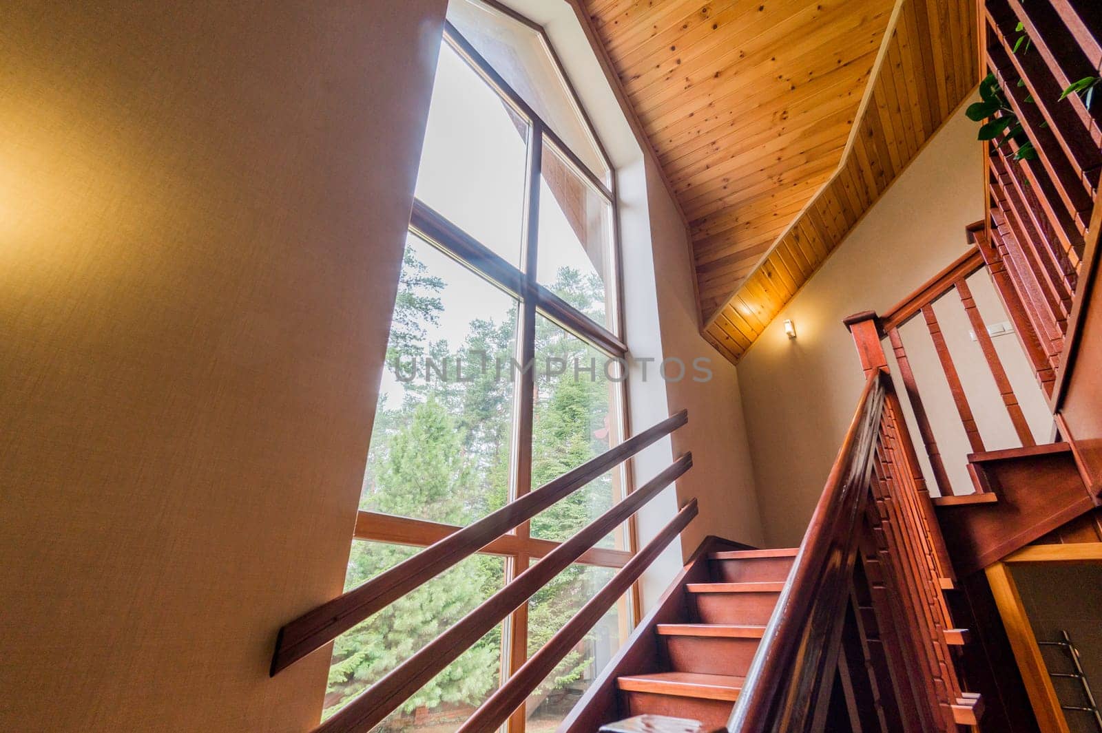 Russia, Moscow- July 23, 2019: interior room apartment. stairs, steps