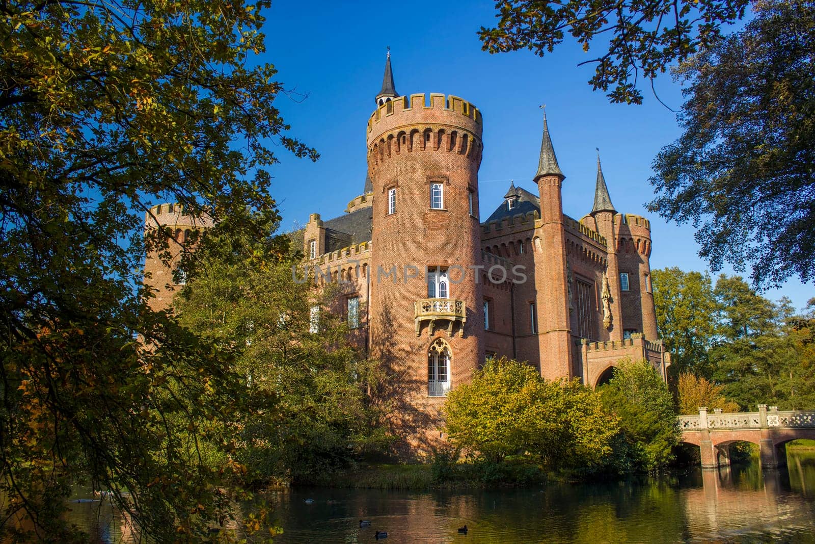 Water Castle Moyland in Berburg-Hau, NRW, Germany